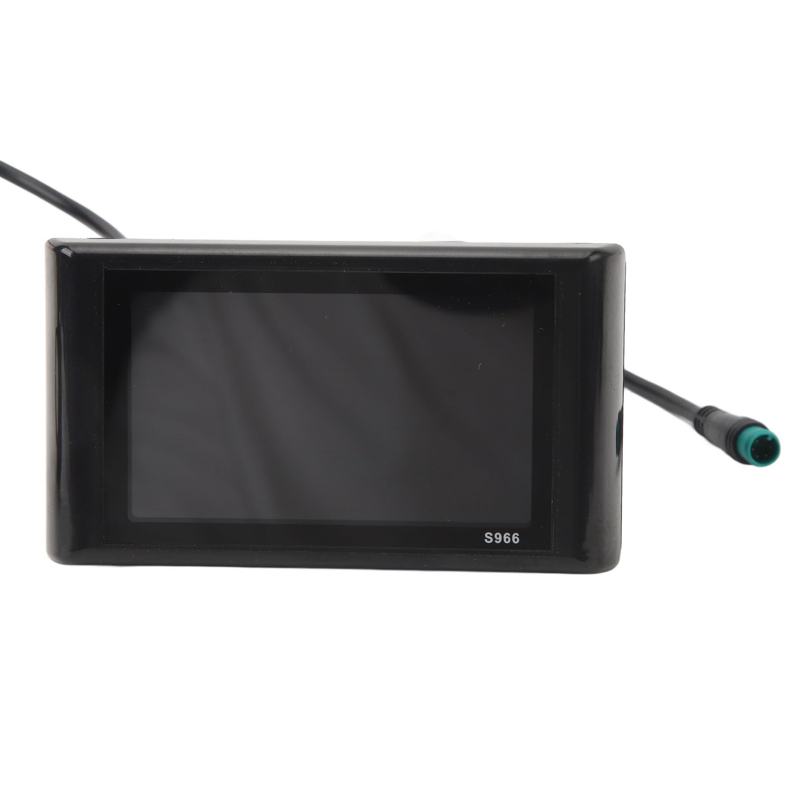 FUZHUI Electric Bicycle S966 LCD Display Panel, 24 72V Bicycle Display, Lightweight ABS Material, Easy Install for 22.2mm Handlebars, Clear Visual Data Display