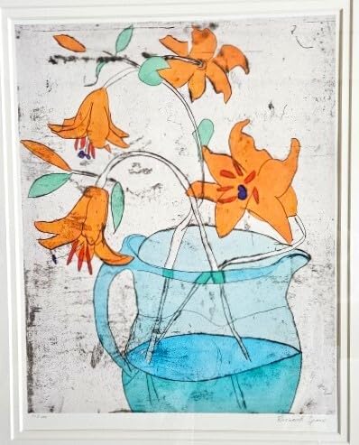 リチャード・スペア チューリップ オレンジ  版画 Rechard Spare リチャード・スペア チューリップ オレンジ 版画 Rechard Spare