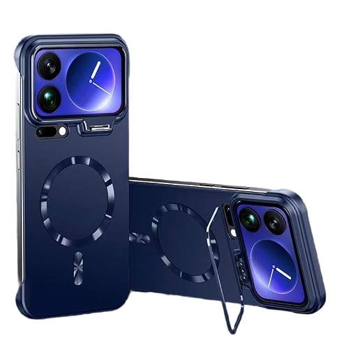 Kukoufey Magnetic Compatible with Xiaomi 17 Pro Case Cover,Compatible with Xiaomi 17 Pro 5G 25098PN5AC Camera Mount Cell Phone Protection Case Blue