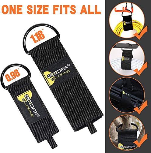 Extension Cord Holder Organizer (4 Packs) Garage Organization and Storage (60 LB Capacity) Heavy Duty Cord Storage Straps for Hoses, Hopes Tool Organizers