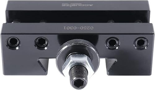 Miniatura 6 de Accusize Industrial Tools CXA 0250-0301 Soporte de torneado y orientación, para herramientas de torneado de 34", portaherramientas de cambio rápido,