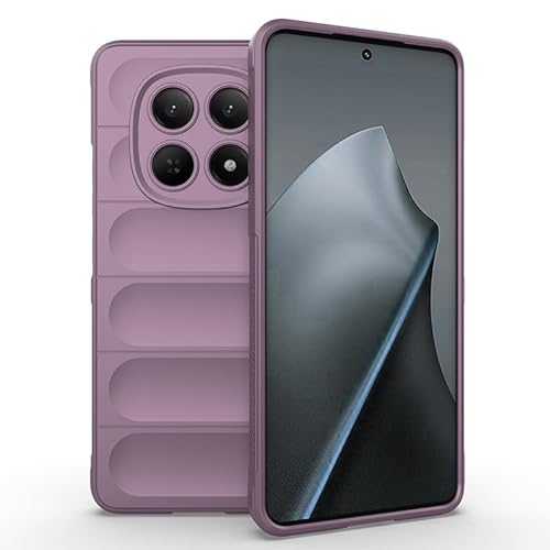 �X�}�z�J�o�[ �Ή��@�� for Redmi Note 15 4G �J�����ی엎���h�~ TPU���o�C���\�t�g�P�[�X Purple