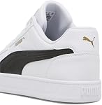 PUMA Mens Caven 2.0 Sneaker, White Black-Gold, 14