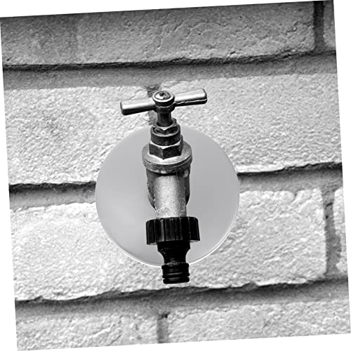 Plaque de couverture murale inox durable pour finition de robinet chic