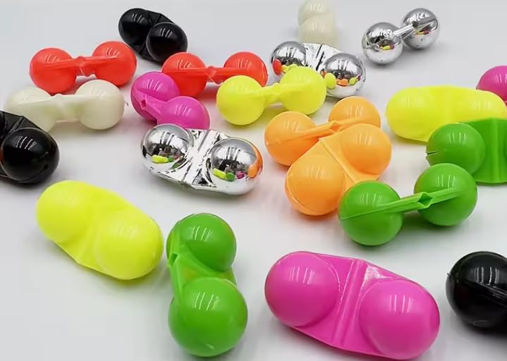 Generic 50pcs Catfish Santee rig line Rattle Beads Bell Beads Lure rattling Noise Beads Mix Colours Shipping