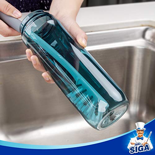 MR.SIGA Water Bottle Brush Cleaning Set with Storage Holder, Cleaning Brushes for Tumbler, Straw, Baby Bottles, Drinking Glasses - Image 3