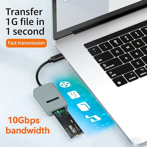 Caja externa NVMe USB 3 para computadora y tablet miniatura 3