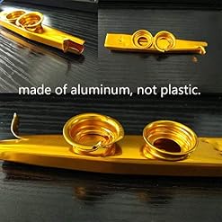 MEW Kazoo en métal, 6 couleurs différentes en alliage d’aluminium, bon compagnon pour guitare, ukulélé, violon, piano… - Les Beatles, Paul McCartney, John Lennon, RIngo Starr, George Harrison MEW Kazoo en métal, 6 couleurs différentes en alliage d'aluminium, bon compagnon pour guitare, ukulélé, violon, piano… – Image 3