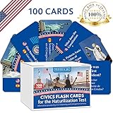 US Citizenship Test Civics Flash, citizenship Study Guide 2020, US Citizenship Test Civics Flash Cards for The Naturalization exam,100 USCIS Questions and Answers, American citizenship Flash Cards