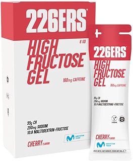 226ERS High Fructose Gel, Gel Energético Deportivo, Cereza 6 x 76g
