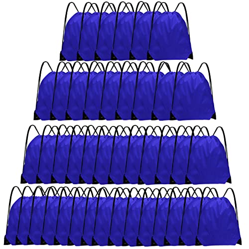 Grneric Drawstring Backpack Bulk 42 Pcs Drawstring Bags 16.5x13.4in