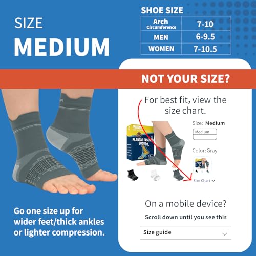Image of 3 Pairs Plantar Fasciitis Socks Ankle Compression Sleeve with Arch Support