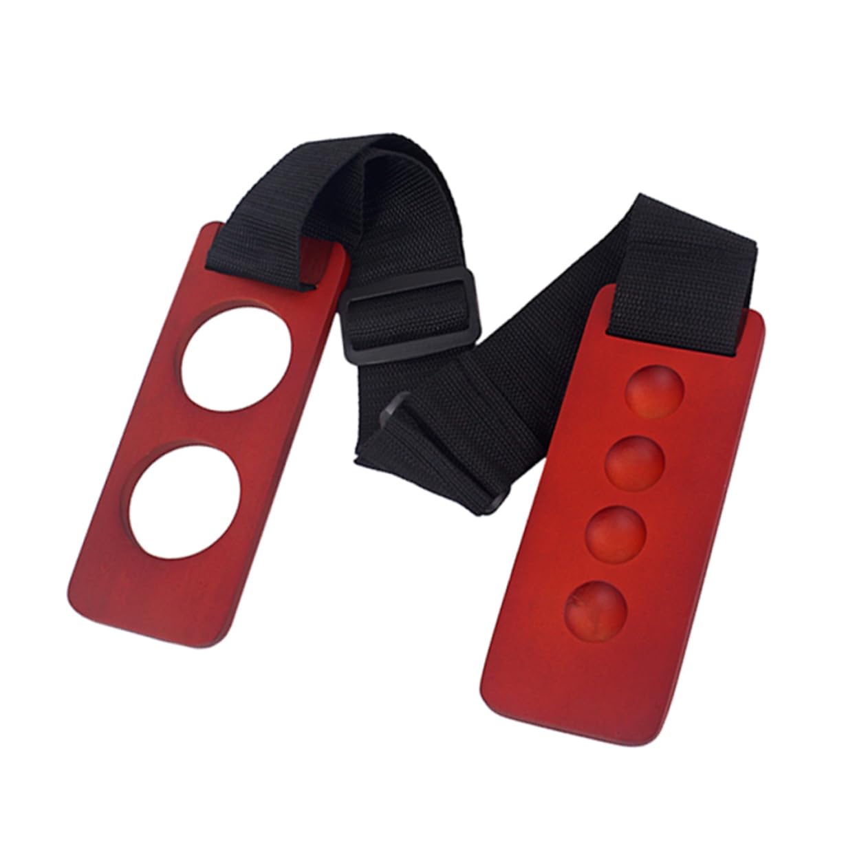 BESPORTBLE Cello Slip Stopper Wooden Anchor Rest with Non Slip Sponge Base Floor Protector for Cello Players Stylish Design Black and Red