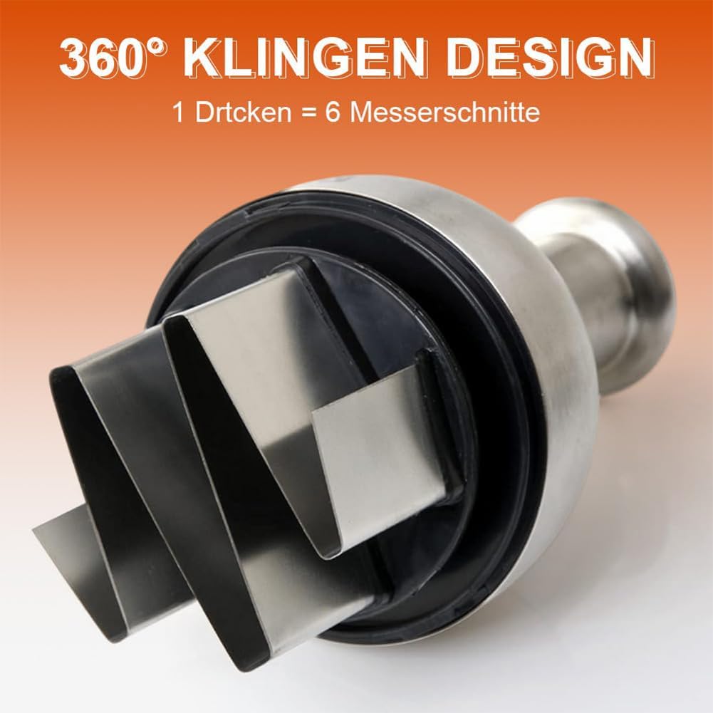 Food Chopper, Vegetable Cutter, Dicer Manual Push Type Vegetables Slicer for Kitchen Garlic Press Stainless Steel for Ginger Chili Onion Fruit 2Pcs