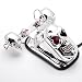 Skull Chrome Motorcycle Quad ATV Integrated Brake Rear Stop Tail Turn Signal Blinker Indicator Light For Harley Sportster Dyna Glide Custom Bobber Chopper Cruiser