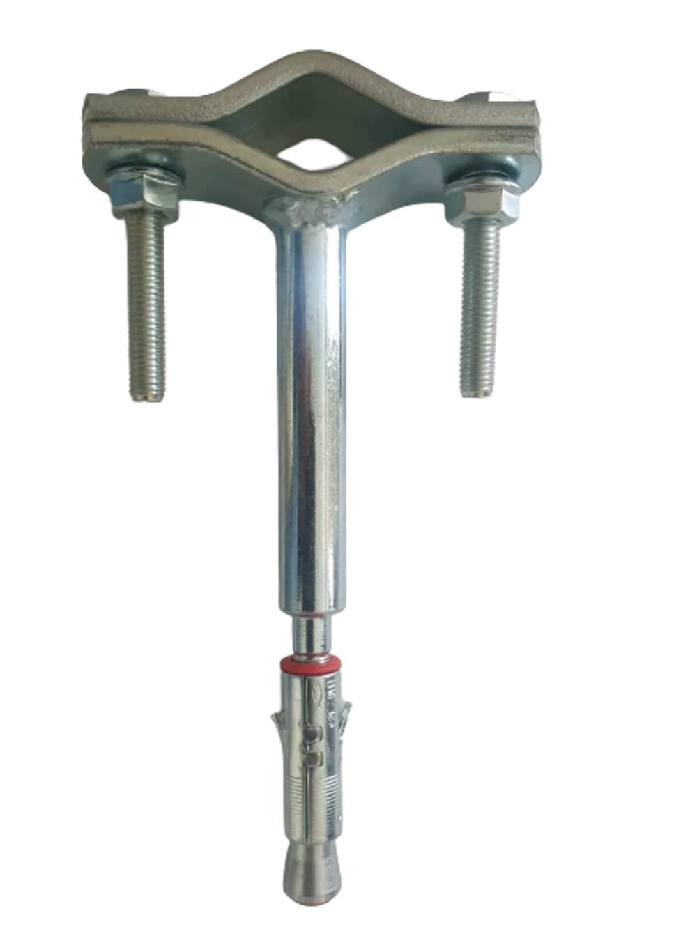 Zanca Espansione Misura A cm 15 Tondo Pieno 18 mm Pali 30/60 Cavallotto 35 sp 6 Serie Pesante cod 0394