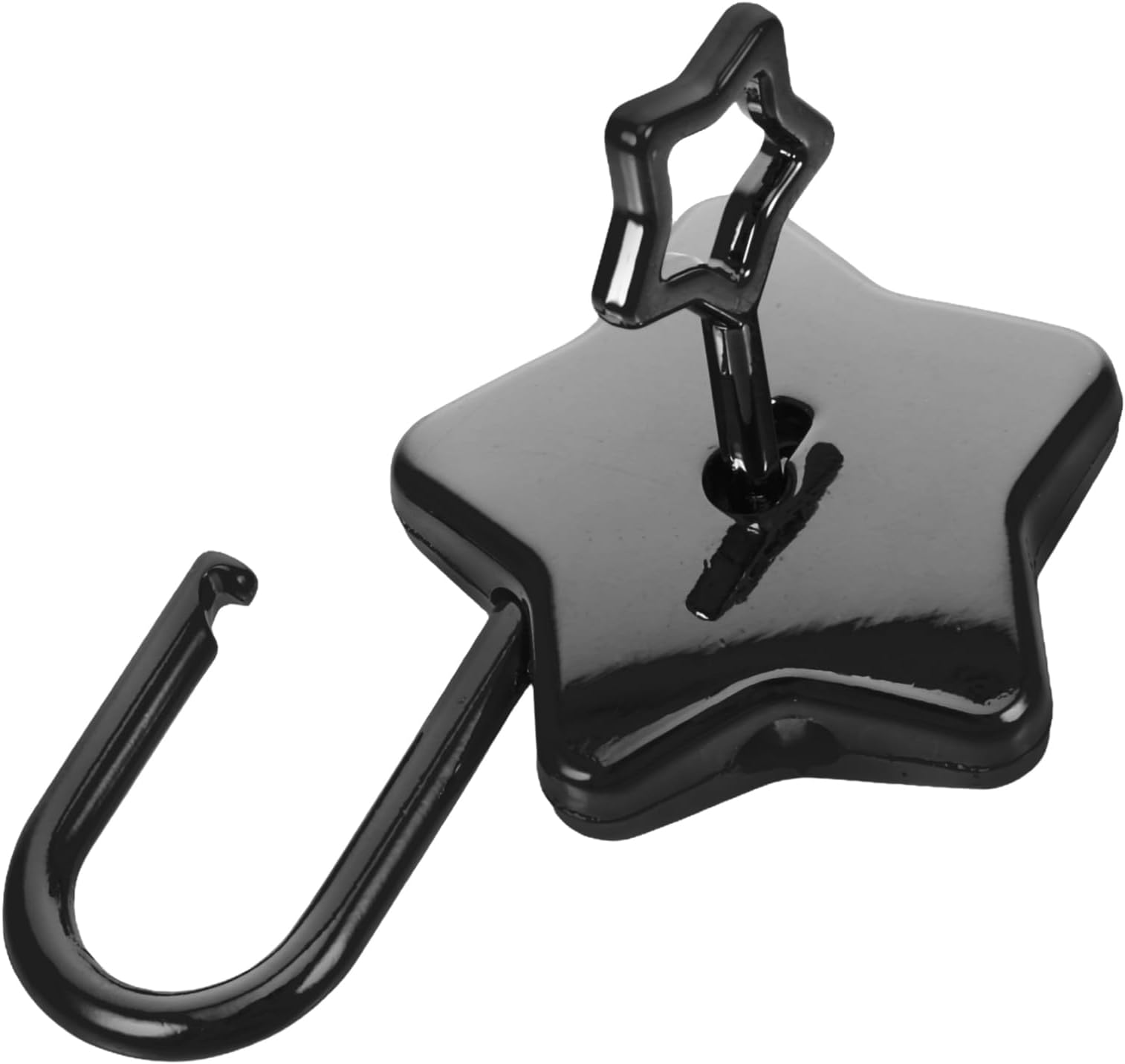 Small Star Shaped Padlock with Key Mini Lock for Jewelry Boxes Diaries Luggage and Storage Elegant Design for Travel School and Business Use