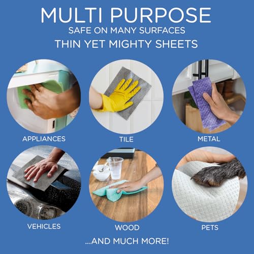 Swedish Dishcloths for Kitchen XL, 30 Sheet Roll, Biodegradable & Compostable, Reusable Paper Towel Cleaning Cloths, 11" x 10", No Odor, Washing Dishes, Ultra Absorbent Cellulose Sponge Towel, By LOLA by LOLA - Image 7