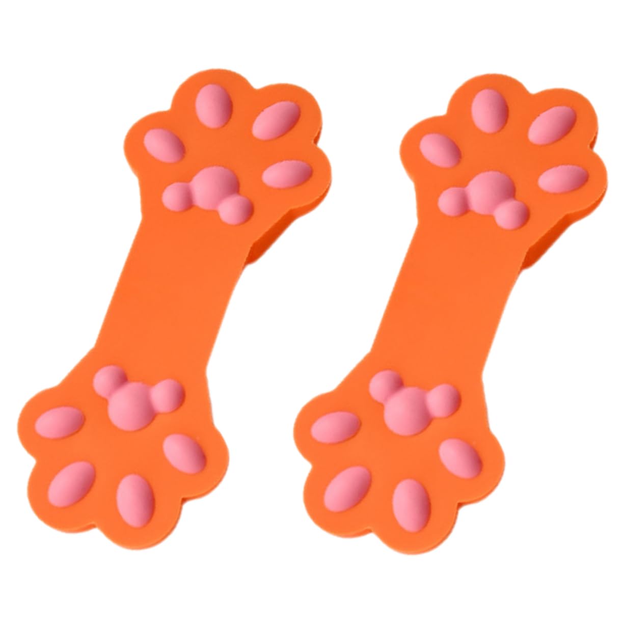 BRIGHTFUFU Silicone Snack Holder Food Clips Sealing Clips for Household Snack Bags