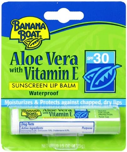 Banana Boat Aloe Vera SPF 30 Lip Balm 3 Pack