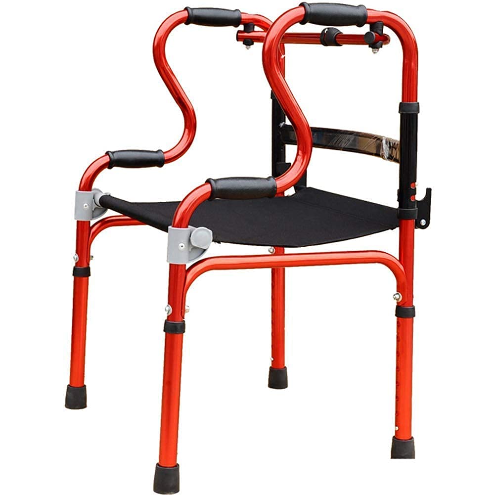 Składany chodzik Rollator Stop aluminium, pomoc w chodzeniu, kule dla osób niepełnosprawnych, sprzęt pomocniczy dla osób starszych Lekki interesting