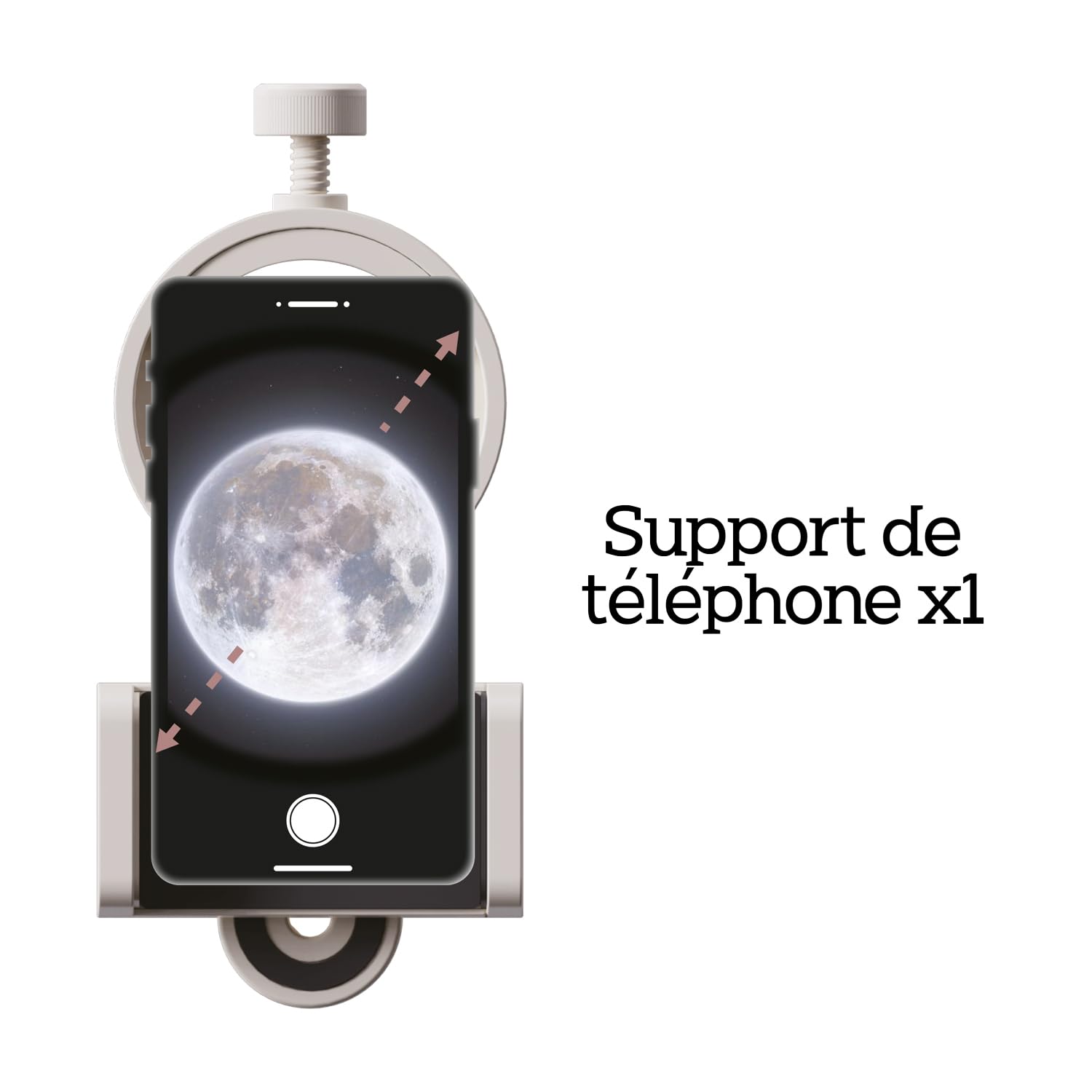 Canal Toys - So Science - Télescope Horizon Star pour Enfant dès 8 Ans - Zoom 20x à 60x - Support Smartphone - Trépied Réglable - Kit Astronomie Lune, Planètes et Étoiles - COS 008FR