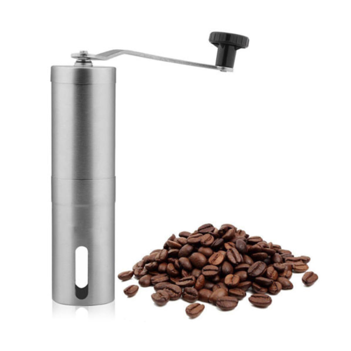 Molinillo de café manual con núcleo de cerámica que garantiza una molienda precisa y homogénea