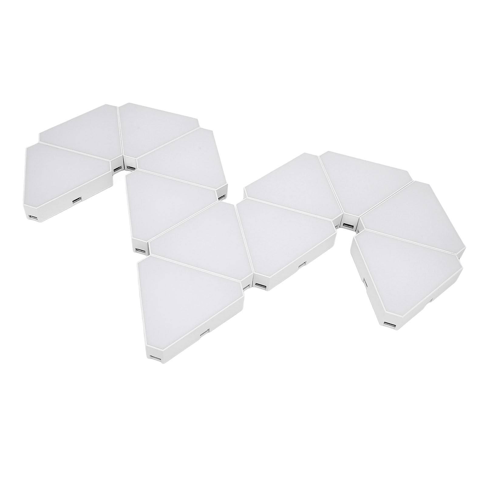Cocoarm Kit de Luz de Pared LED Triangular RGB Música Sincronización Cambio de Color Cambio para el Desarrollo de la Habitación