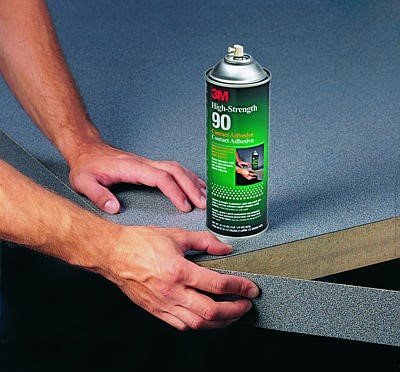 2 Pack 3M 90-24 Hi-Strength 90 Spray Adhesive - 17-1/2-oz Net Wt (30023)