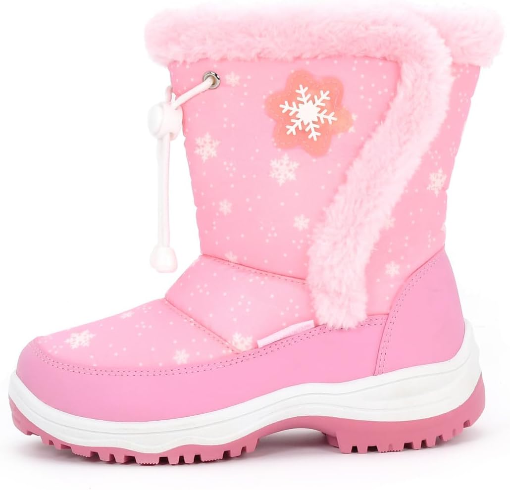 Light Up Boots Boys Girls Little Kids Winter Snow Boots