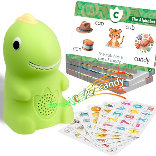 Phonics Learning Toy for Preschoolers Phonics Flash Cards with Talking Pen Speech Therapy & Autism Sensory Toy Learn to Read Educational Gift for Boys & Girls Kindergarten Learning Activities
