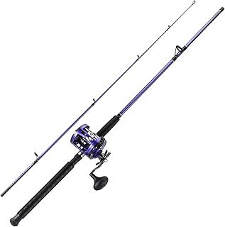Sougayilang Trolling Fishing Rod Reel Combo - Heavy Duty Inshore/Catfish Rod with 4000 Size Reel
