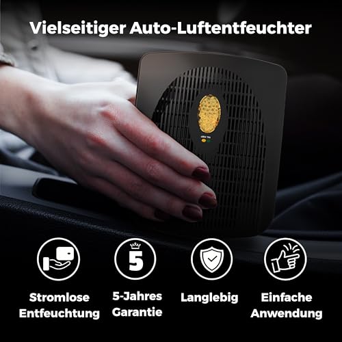 Pingi Luftentfeuchter für Autos und andere Fahrzeuge | Luftentfeuchter elektrisch gegen Feuchtigkeit, Nässe und Schimmel… – Ansicht 4