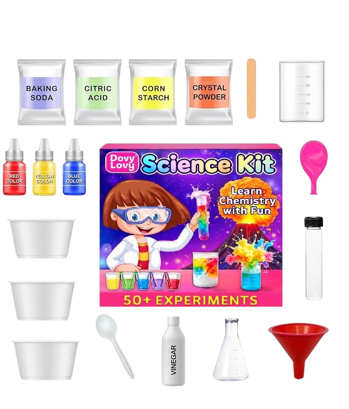 Buy Dovy Lovy Science Chemistry Experiment Toy Kit Multicolor for