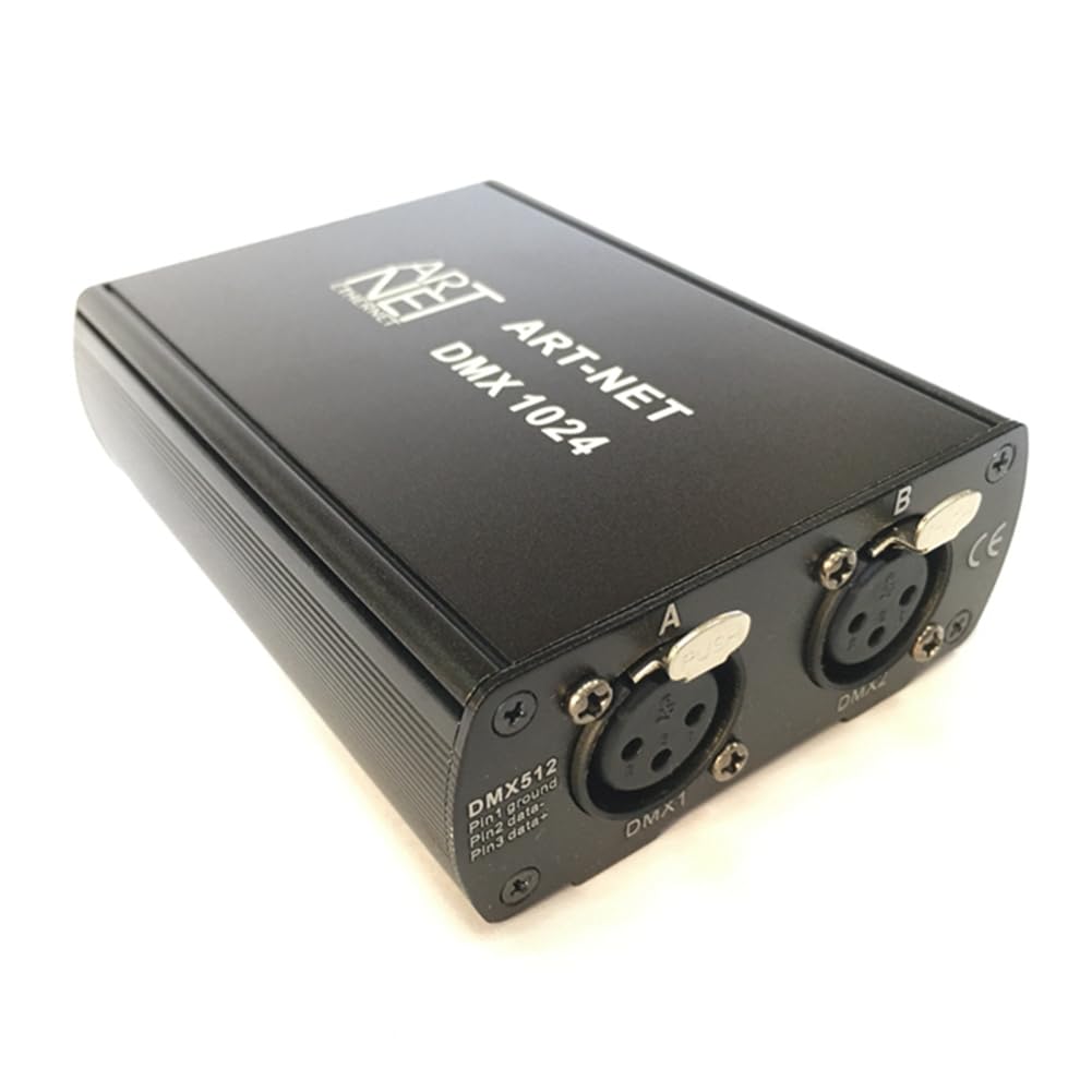 DMX512S ArtNet Ethernet auf DMX 512 Controller DMX Beleuchtung Controller (mit SPI) zur Steuerung der Lichtstreifen, EU-Stecker