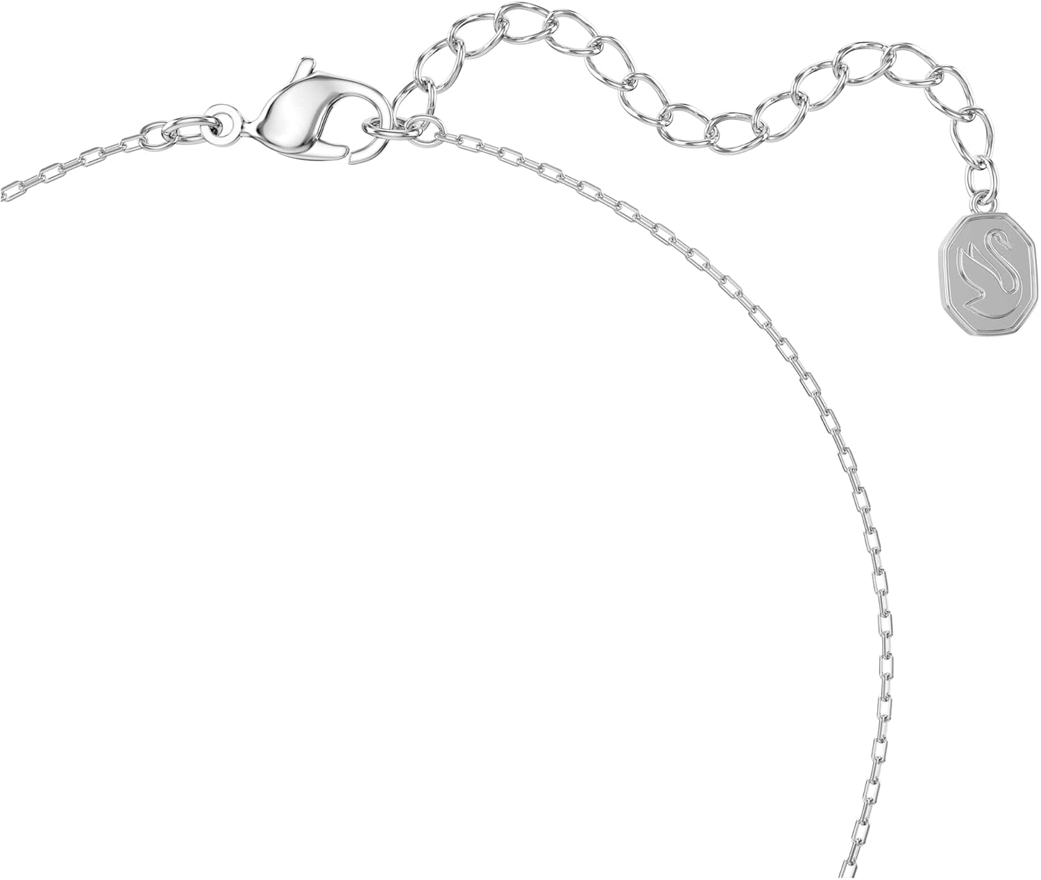 Swarovski Magic pendant, Snowflake, Blue, Rhodium finish