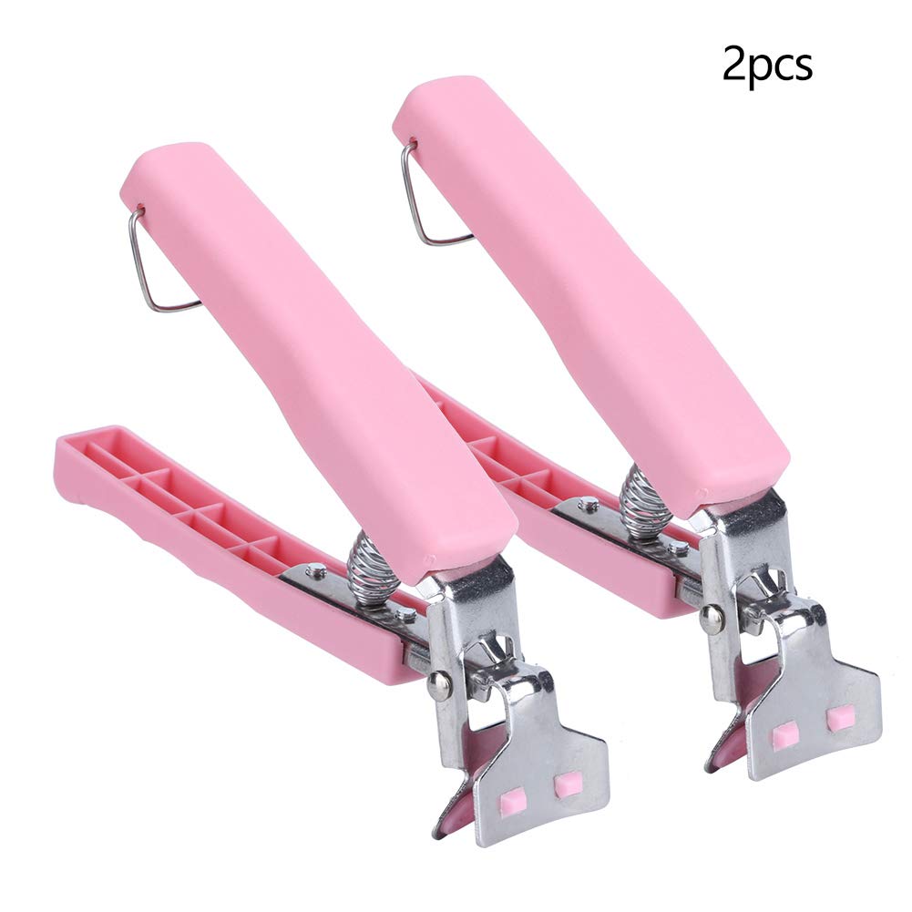 Ejoyous Abrazadera para Platos, Clip para Cuencos de Acero Inoxidable, 17,5 X 4 Cm, con de Resorte, Agarre de ABS para Levantar Platos Calientes, Cuencos, Cestas de de Horno Microondas, Freidora y