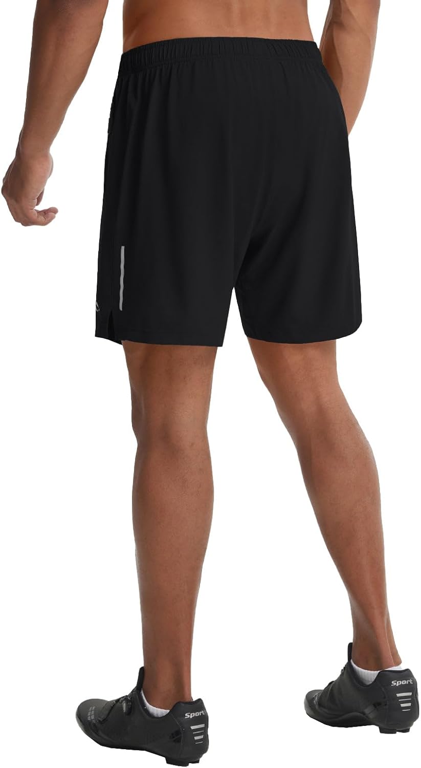 baleaf Men's Mountain Bike Shorts 4D Padded Loose-fit MTB Cycling Riding Bicycle Biker Short Zipper Pockets - Image 3