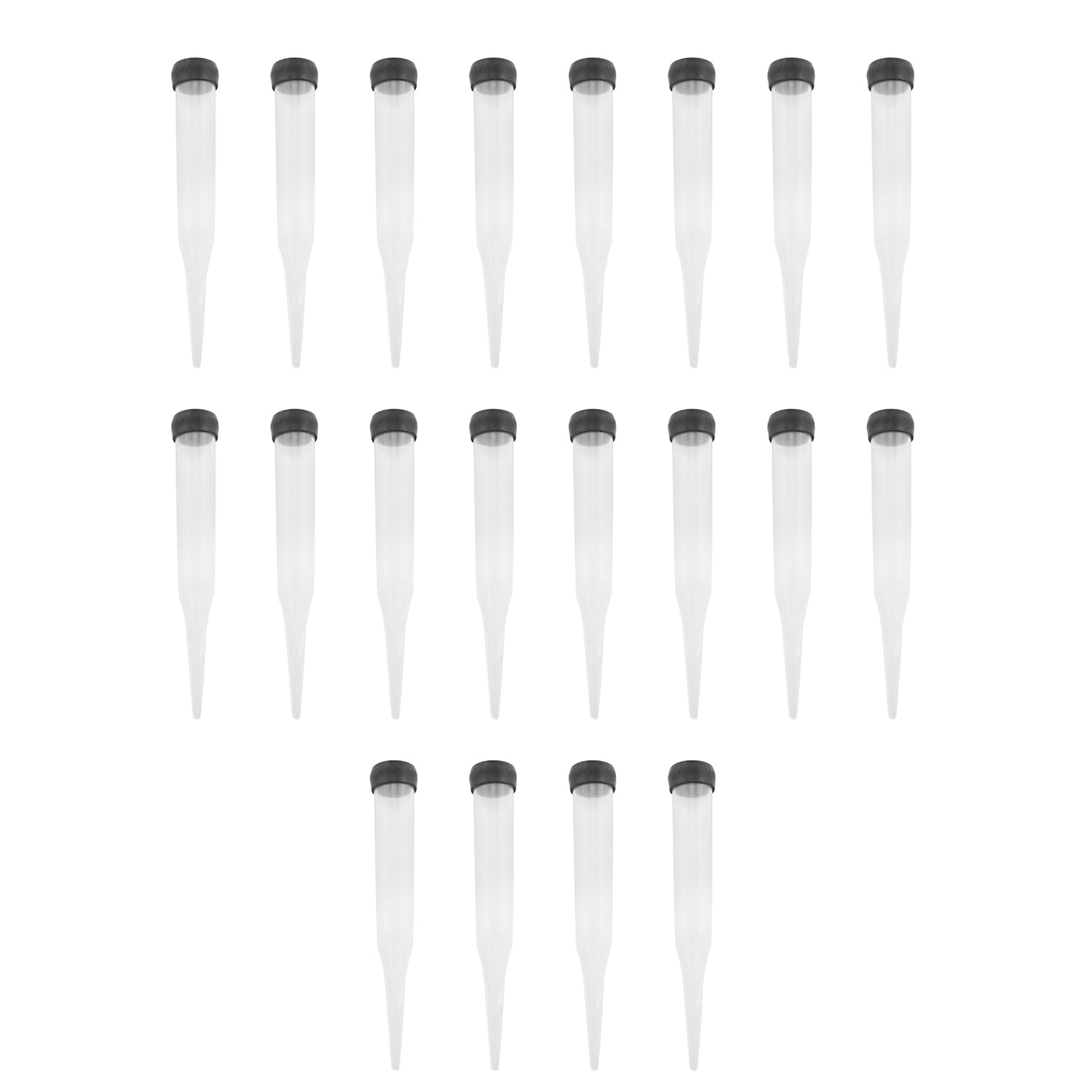 JCBIZ 20PCS 110mm Floral Water Tubes Water Storage Pipe Orchid Tube Fresh Flowers Nutrition Tube Storage Liquid Pipe Plastic Flower Nutrition Tube Flower Stems Water Tubes for Fresh Flower