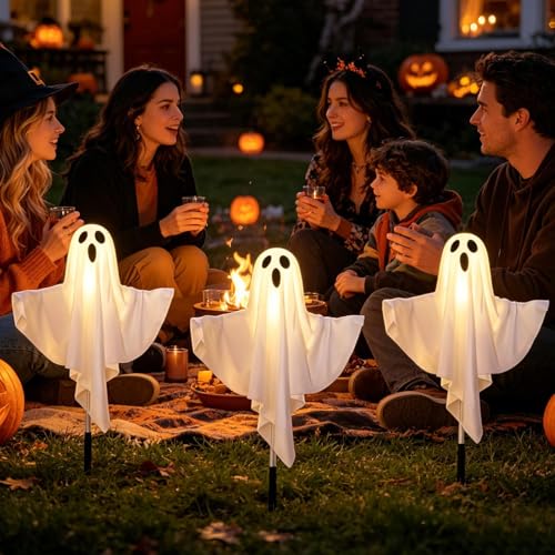 Lampe Solaire Fantôme Étanche pour Balcon et Allée de Jardin