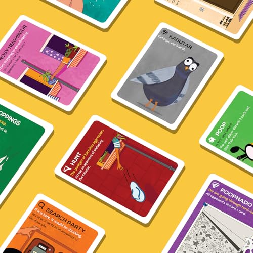 Image of Kabutar | Fast-Paced Card Game, Fun Strategy Party Game for Adults, Teens, Family & Friend Gatherings | Engaging 15 Minute Rounds, Easy Rules, Portable for Travel, 3-6 Players, Ages 14+