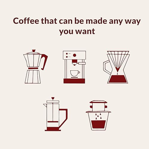 Miniatura 6 de Chon Weasel - Granos de café tostados METRANG de 17.6 onzas, 100% arábica, café vietnamita, café de grano entero tostado medio, análogo del café