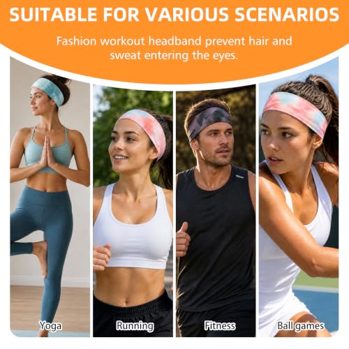 Image of Headbands for Women 8PCS, Summer-Exclusive Elastic Non Slip Hair Head Bands