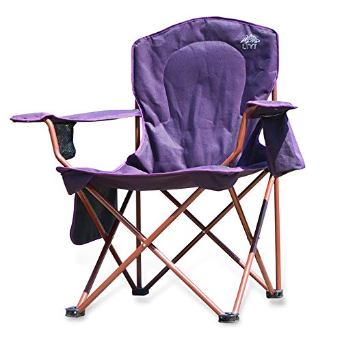 Chaise de camping portable et pliante en aluminium pour le trekking