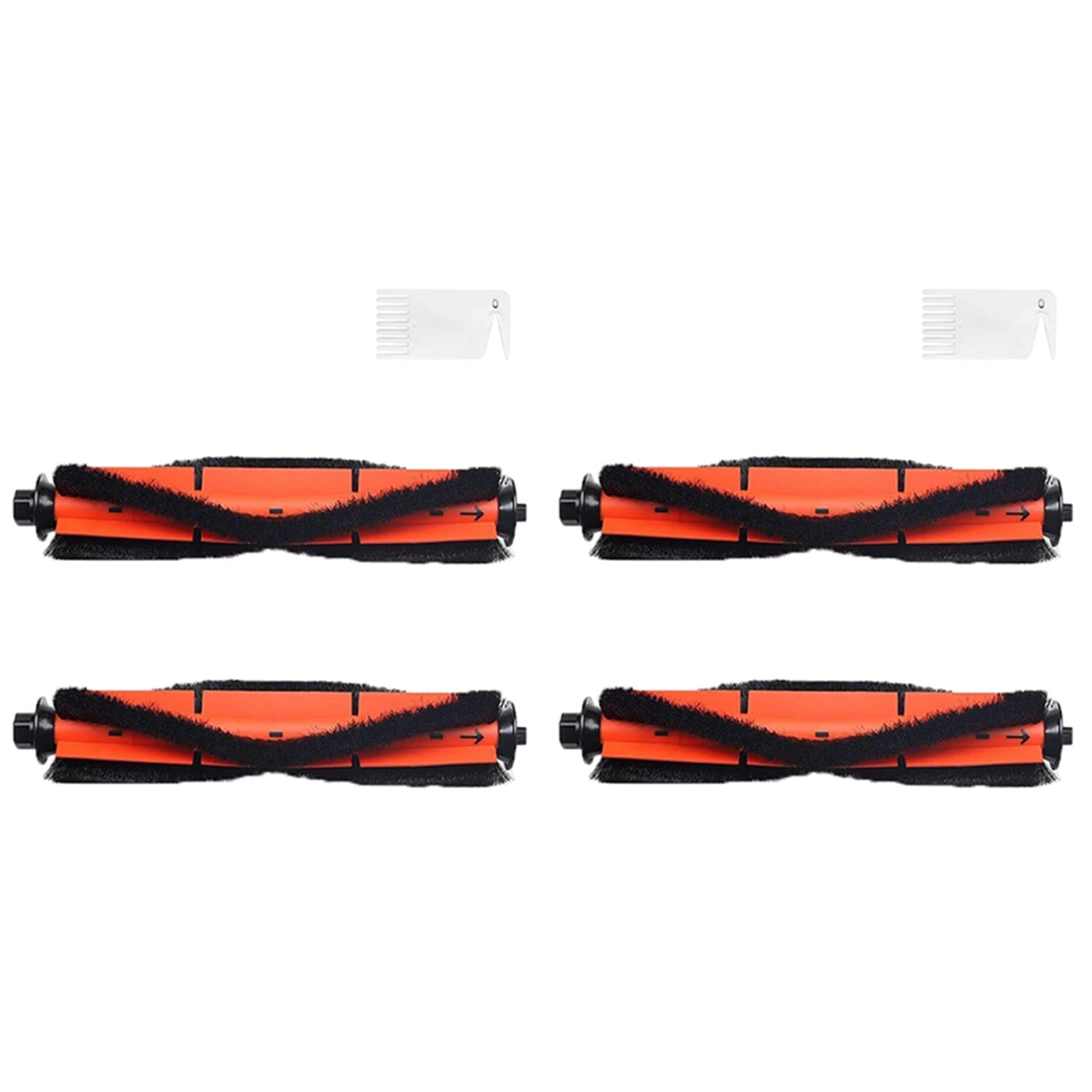 Hndhbfgrt 4X Replacement Parts of Main Brush of Roller Brush for EVE Plus Robotic Vacuum Cleaner