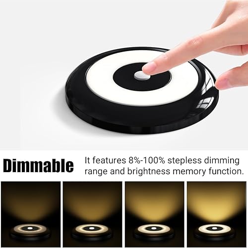 Miniatura 5 de Acegoo Luz LED de disco para autocaravana, 3 pies, luz de techo y abajo, 12 V para autocaravana, barco, camión, remolque, automóvil, interruptor de