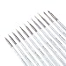 Transon Artist Detail Paint Brush Set of 12 for Acrylic, Miniature Model Painting，Oil, Gouache, Watercolor, Tempera and Body Painting