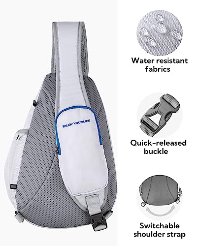 image for WATERFLY Crossbody Sling Bag Small Water Resistant Backpack Lightweigh
