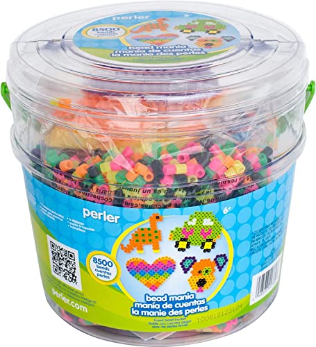 Perler Fuse Activity Bucket For Arts And Crafts, 8500 Beads, One Size, Multicolor #TOP4