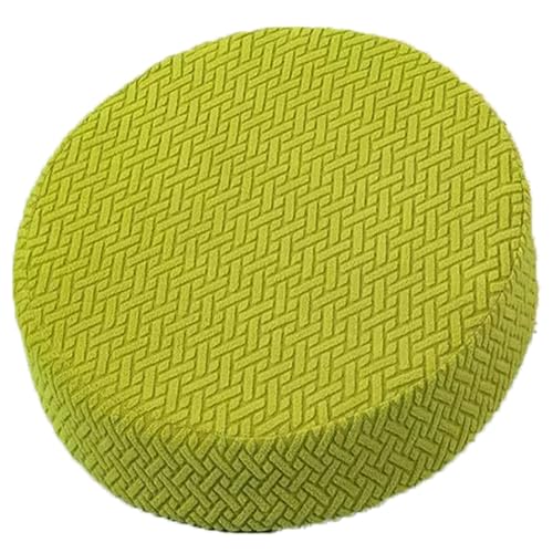 MCOSU Round Ottoman Slipcover Cover, Indoor Outdoor Small/Large Footstool Protector Covers Stool Ottoman Covers Stretch with Elastic Bottom Washable(V5,1PC_Small)